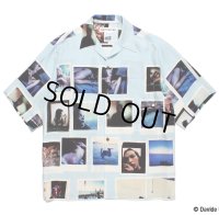 WACKO MARIA/DAVIDE SORRENTI / HAWAIIAN SHIRT（BLUE）［ハワイアンシャツ-23春夏］