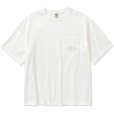 画像1: CALEE/Drop shoulder CALEE logo pocket t-shirt（White）［ドロップショルダーポケT-23春夏］ (1)