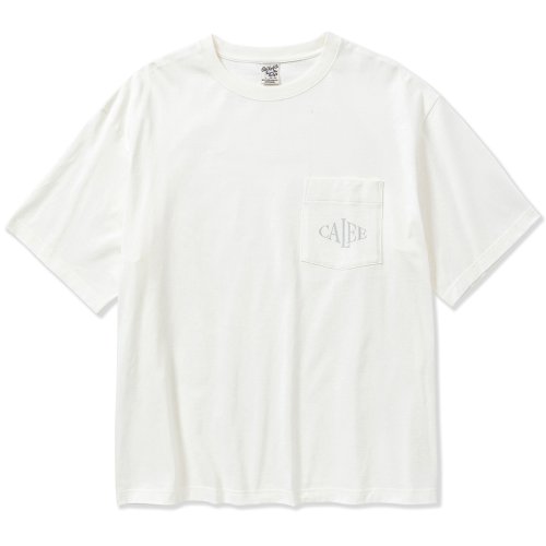 他の写真1: CALEE/Drop shoulder CALEE logo pocket t-shirt（White）［ドロップショルダーポケT-23春夏］