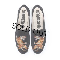 WACKO MARIA/TIM LEHI / VELVET KUNG-FU SHOES（BLACK）［ベルベットカンフーシューズ-23春夏］