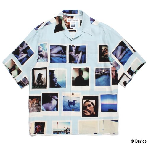 他の写真1: WACKO MARIA/DAVIDE SORRENTI / HAWAIIAN SHIRT（BLUE）［ハワイアンシャツ-23春夏］