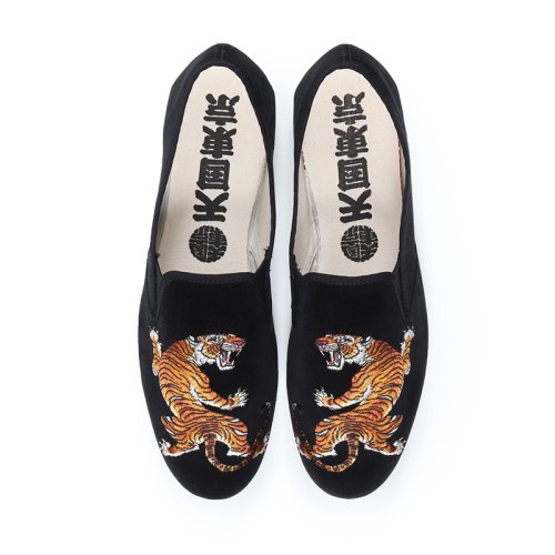 他の写真1: WACKO MARIA/TIM LEHI / VELVET KUNG-FU SHOES（BLACK）［ベルベットカンフーシューズ-23春夏］