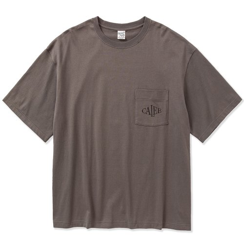 他の写真1: CALEE/Drop shoulder CALEE logo pocket t-shirt（Charcoal）［ドロップショルダーポケT-23春夏］