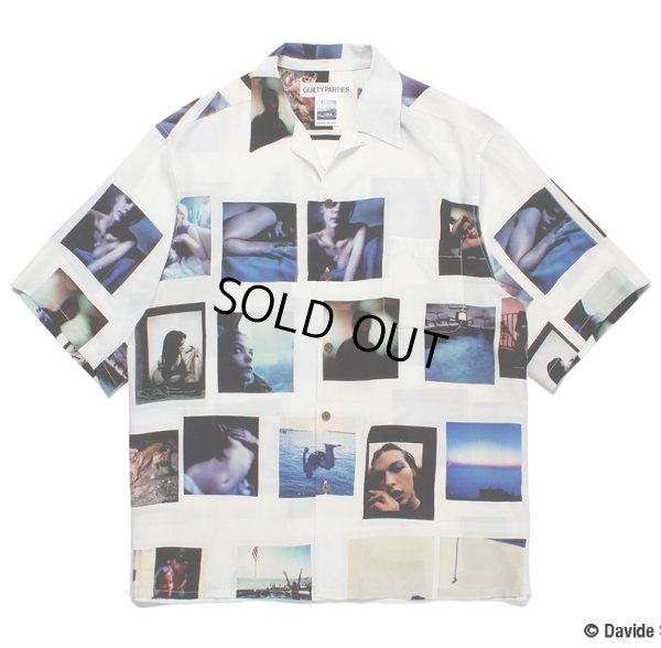 画像1: WACKO MARIA/DAVIDE SORRENTI / HAWAIIAN SHIRT（WHITE）［ハワイアンシャツ-23春夏］