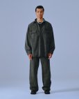 画像6: COOTIE PRODUCTIONS/Pigment Dyed Hard Twisted Yarn CPO Jacket（Black）［ピグメントダイCPO JKT-23春夏］ (6)