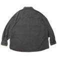 画像2: COOTIE PRODUCTIONS/Pigment Dyed Hard Twisted Yarn CPO Jacket（Black）［ピグメントダイCPO JKT-23春夏］ (2)