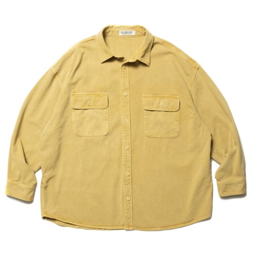 他の写真1: COOTIE PRODUCTIONS/Pigment Dyed Hard Twisted Yarn CPO Jacket（Yellow）［ピグメントダイCPO JKT-23春夏］