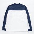 画像2: RATS/CROSS CUT LS TEE（BLUE）［クロスカット長袖T-23春夏］ (2)