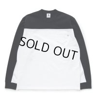 RATS/CROSS CUT LS TEE（BLACK）［クロスカット長袖T-23春夏］
