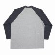 画像2: 【30%OFF】RATS/RAGLAN 3/4 SLEEVE TEE（GRAY）［ラグラン7分袖T-23春夏］ (2)