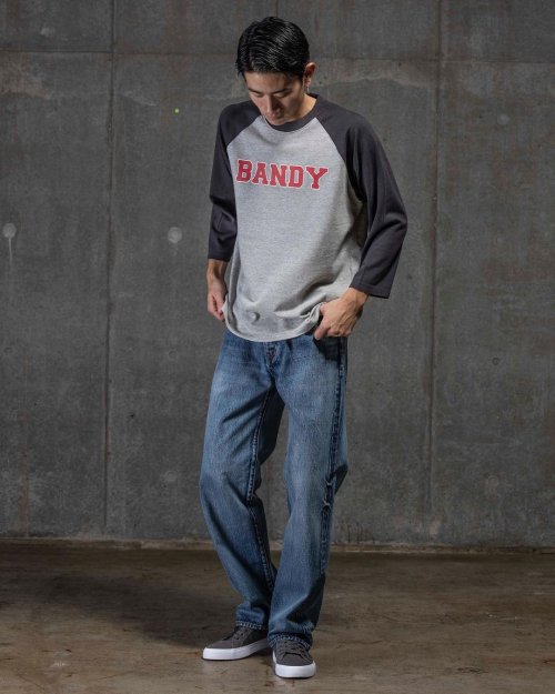 他の写真3: 【30%OFF】RATS/RAGLAN 3/4 SLEEVE TEE（GRAY）［ラグラン7分袖T-23春夏］