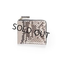WACKO MARIA/SPEAK EASY / ROUND ZIP WALLET（PYTHON）［ラウンドジップウォレット-23春夏］