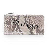 WACKO MARIA/SPEAK EASY / ROUND ZIP LONG WALLET（PYTHON）［ラウンドジップロングウォレット-23春夏］