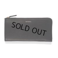 WACKO MARIA/SPEAK EASY / ROUND ZIP LONG WALLET（BLACK）［ラウンドジップロングウォレット-23春夏］