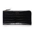 画像1: WACKO MARIA/SPEAK EASY / ROUND ZIP LONG WALLET（CROCODILE）［ラウンドジップロングウォレット-23春夏］ (1)