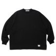 画像1: COOTIE PRODUCTIONS/Inlay Sweat L/S Tee（Black）［インレイスウェット長袖T-23春夏］ (1)