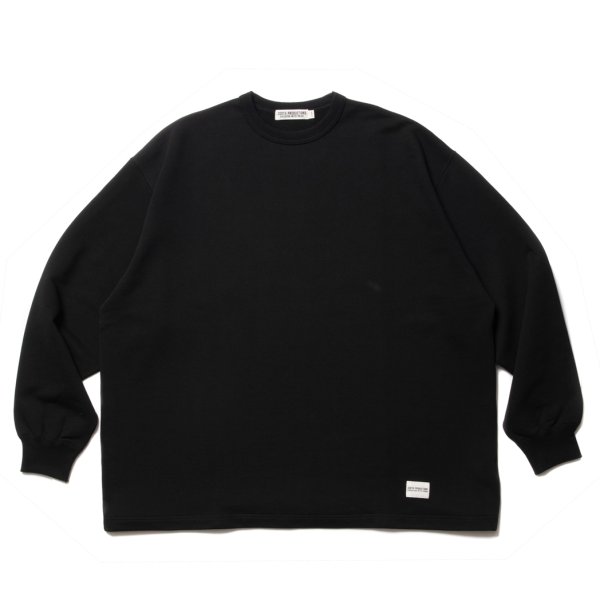 画像1: COOTIE PRODUCTIONS/Inlay Sweat L/S Tee（Black）［インレイスウェット長袖T-23春夏］