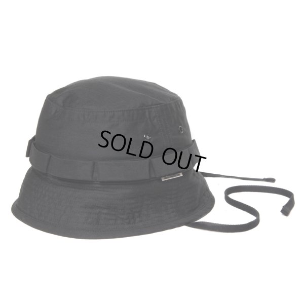 画像1: COOTIE PRODUCTIONS/Back Satin Boonie Bucket Hat（Black）［ブーニーバケットハット-23春夏］