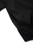 画像5: COOTIE PRODUCTIONS/Polyester Twill Fly Front S/S Shirt（Black）［ポリエステルツイルフライフロントシャツ-23春夏］