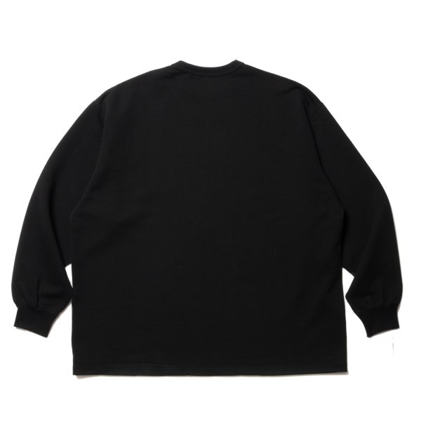 画像2: COOTIE PRODUCTIONS/Inlay Sweat L/S Tee（Black）［インレイスウェット長袖T-23春夏］