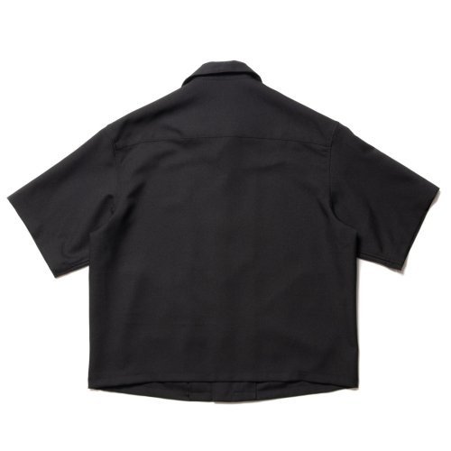 他の写真2: COOTIE PRODUCTIONS/Polyester Twill Fly Front S/S Shirt（Black）［ポリエステルツイルフライフロントシャツ-23春夏］