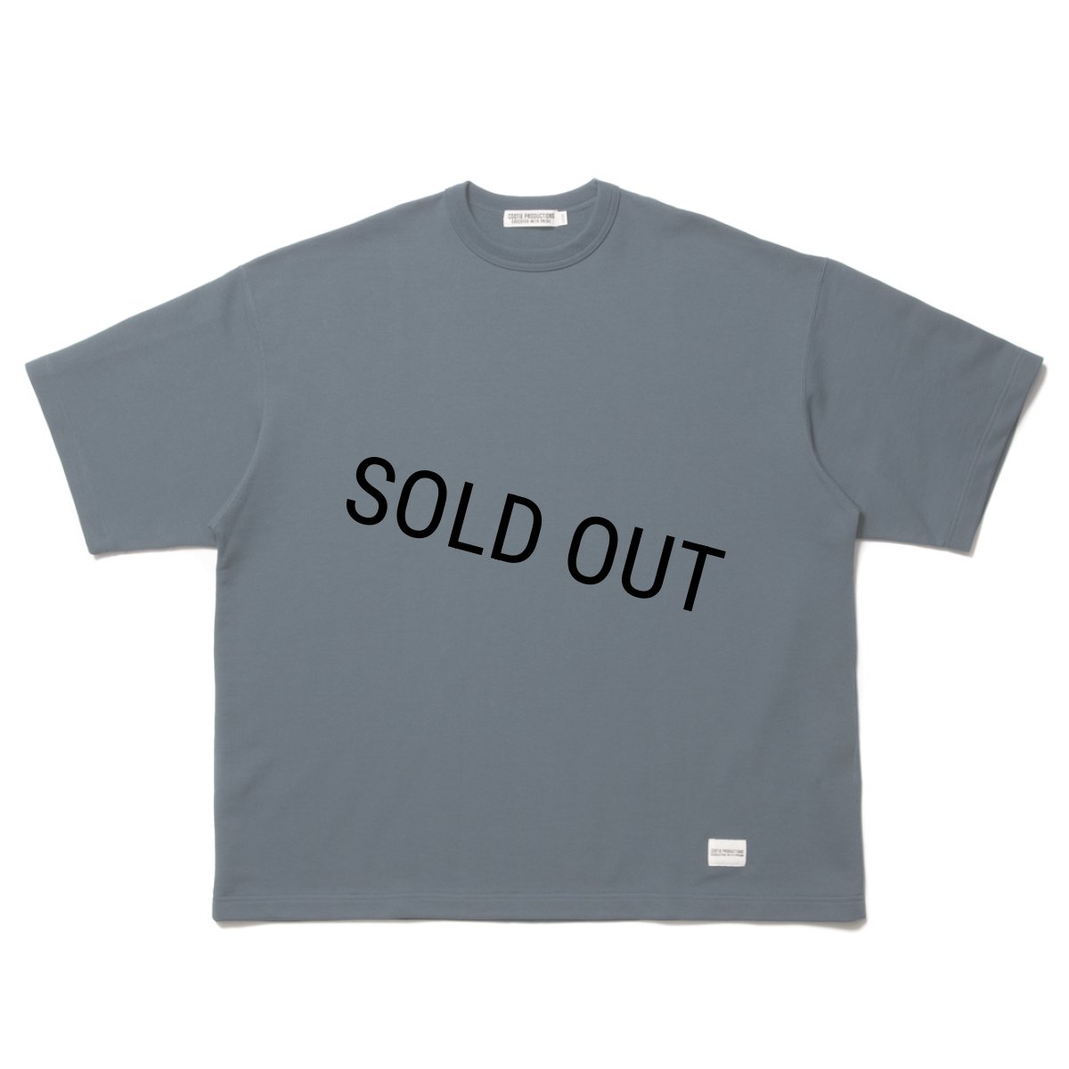 画像1: COOTIE PRODUCTIONS/Inlay Sweat S/S Tee（Smoke Navy）［インレイスウェットT-23春夏］ (1)