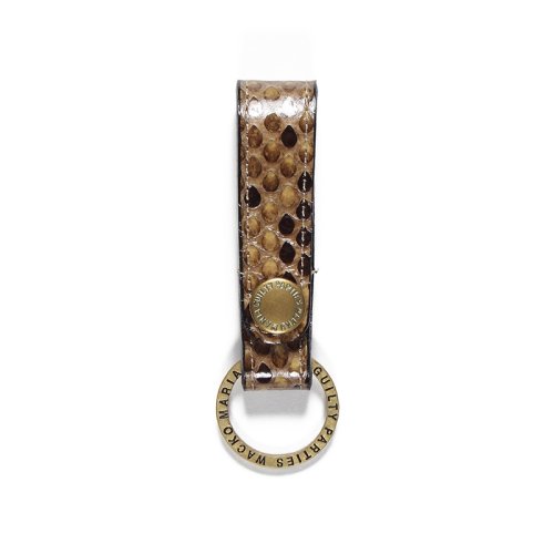 他の写真1: WACKO MARIA/PYTHON LEATHER KEY HOLDER（BEIGE）［パイソンレザーキーホルダー-24秋冬］