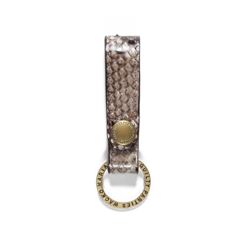 他の写真1: WACKO MARIA/PYTHON LEATHER KEY HOLDER（WHITE）［パイソンレザーキーホルダー-23秋冬］