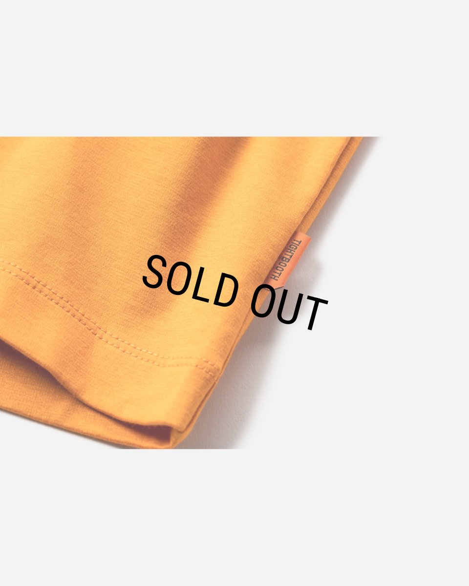 画像3: 【50%OFF】TIGHTBOOTH/C PONTE 3/4 SLEEVE T-SHIRT（Orange）［コットンポンチ7分袖T-23春夏］ (3)