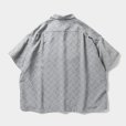 画像2: TIGHTBOOTH/CHECKER PLATE SHIRT（Gray）［チェッカープレートシャツ-23春夏］ (2)