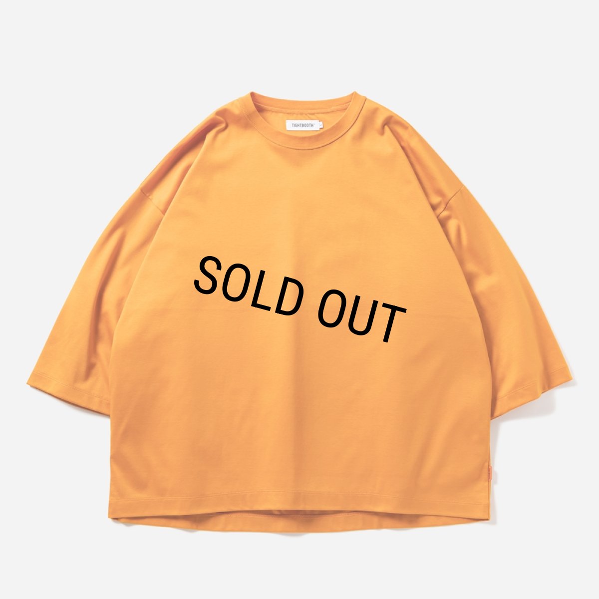 画像1: 【50%OFF】TIGHTBOOTH/C PONTE 3/4 SLEEVE T-SHIRT（Orange）［コットンポンチ7分袖T-23春夏］ (1)