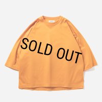 【50%OFF】TIGHTBOOTH/C PONTE 3/4 SLEEVE T-SHIRT（Orange）［コットンポンチ7分袖T-23春夏］