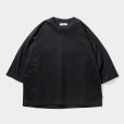 画像1: TIGHTBOOTH/C PONTE 3/4 SLEEVE T-SHIRT（Black） 【40%OFF】［コットンポンチ7分袖T-23春夏］ (1)