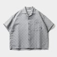 画像1: TIGHTBOOTH/CHECKER PLATE SHIRT（Gray）［チェッカープレートシャツ-23春夏］ (1)