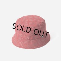 TIGHTBOOTH/CHECKER PLATE BUCKET HAT（Red）［チェッカープレートバケットハット-23春夏］