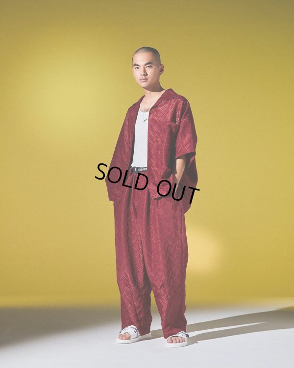 画像3: TIGHTBOOTH/CHECKER PLATE BAGGY SLACKS（Red） 【40%OFF】［チェッカープレートバギースラックス-23春夏］