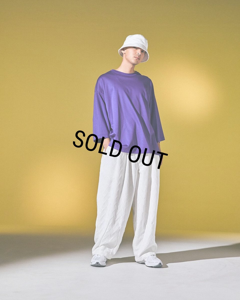 画像5: 【50%OFF】TIGHTBOOTH/C PONTE 3/4 SLEEVE T-SHIRT（Orange）［コットンポンチ7分袖T-23春夏］ (5)