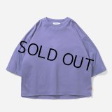 TIGHTBOOTH/C PONTE 3/4 SLEEVE T-SHIRT（Purple） 【30%OFF】［コットンポンチ7分袖T-23春夏］