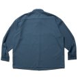 画像2: COOTIE PRODUCTIONS/T/W Work L/S Shirt（Smoke Navy）［T/Wワークシャツ-23春夏］ (2)