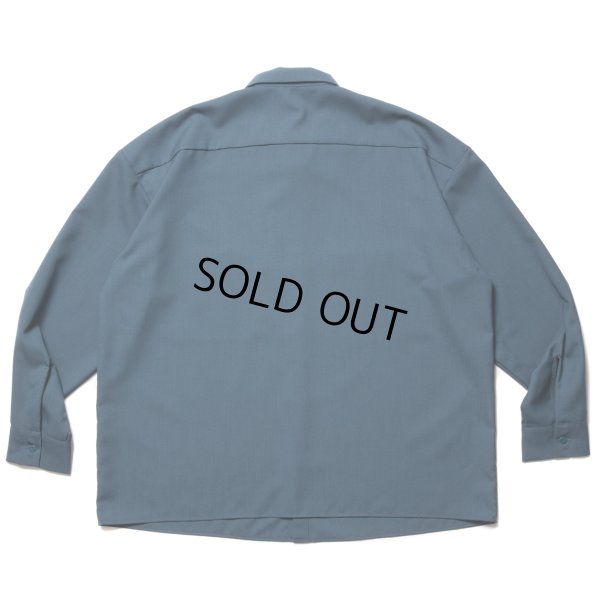 画像2: COOTIE PRODUCTIONS/T/W Work L/S Shirt（Smoke Navy）［T/Wワークシャツ-23春夏］