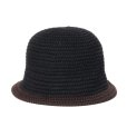 画像1: COOTIE PRODUCTIONS/Knit Crusher Hat（Black/Brown）［ニットクラッシャーハット-23春夏］ (1)
