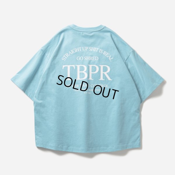 画像1: TIGHTBOOTH/STRAIGHT UP T-SHIRT（Light Blue）［プリントT-23春夏］