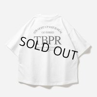 TIGHTBOOTH/STRAIGHT UP T-SHIRT（White）［プリントT-23春夏］