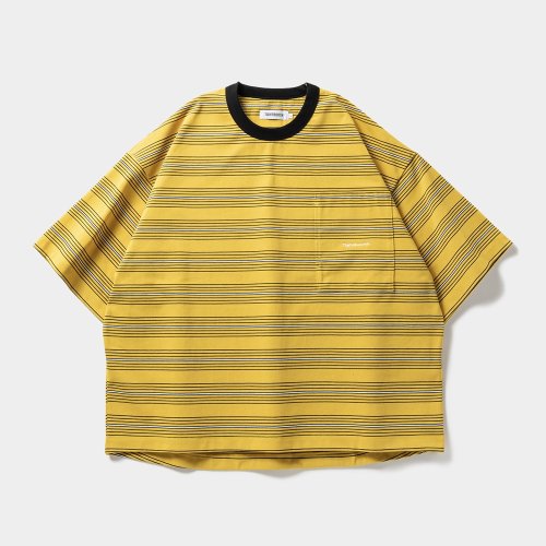 他の写真1: TIGHTBOOTH/DRY BORDER T-SHIRT（Yellow）［ドライボーダーT-23春夏］