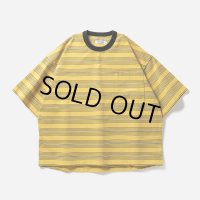 TIGHTBOOTH/DRY BORDER T-SHIRT（Yellow）［ドライボーダーT-23春夏］