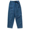 画像1: CALEE/C/L Embroidery wide silhouette easy trousers（Indigo blue） 【40%OFF】［イージートラウザース-23春夏］ (1)