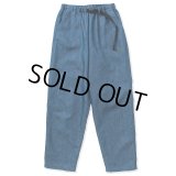 CALEE/C/L Embroidery wide silhouette easy trousers（Indigo blue） 【40%OFF】［イージートラウザース-23春夏］