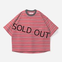 TIGHTBOOTH/DRY BORDER T-SHIRT（Red） 【30%OFF】［ドライボーダーT-23春夏］