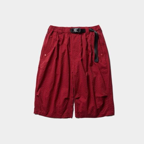 他の写真1: TIGHTBOOTH/STRIPE SEERSUCKER BIG SHORTS（Red） 【30%OFF】［シアサッカービッグショーツ-23春夏］