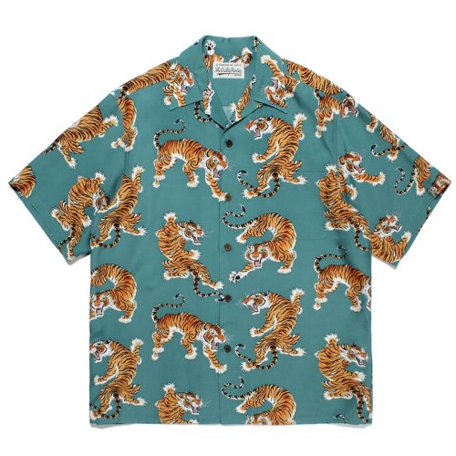 他の写真1: WACKO MARIA/TIM LEHI / HAWAIIAN SHIRT（GREEN）［ハワイアンシャツ-23春夏］